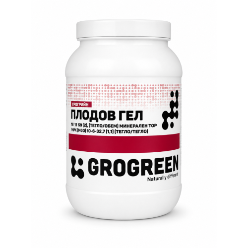 ГЕЛ ПЛОДОВ NPK 18-11-59 GROGREEN ГЕЛ ПЛОДОВ NPK 18-11-59 GROGREEN
