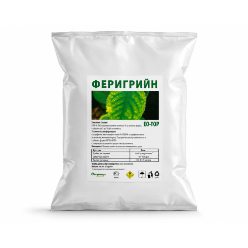 ФЕРИГРИЙН ЖЕЛЯЗО Fе 6% EDDHA /ХЕЛАТНО ЖЕЛЯЗО/ ФЕРИГРИЙН ЖЕЛЯЗО Fе 6% EDDHA /ХЕЛАТНО ЖЕЛЯЗО/